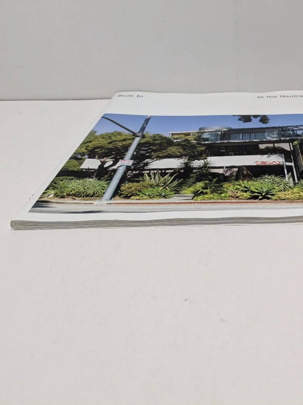 Built In at the Neutra VDL House Marta Paperback Book Full Color Photography